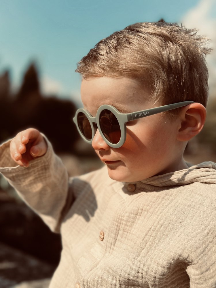 Toddler Sunnies In Sage-Sunglasses-Little Blue-Beacon London