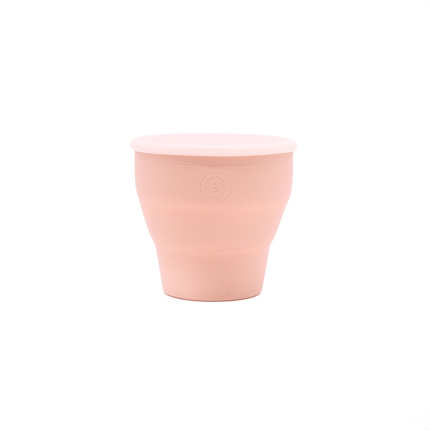 Collapsible Silicone Snack Cup-Dinner Set-Beacon London-Blush-Beacon London