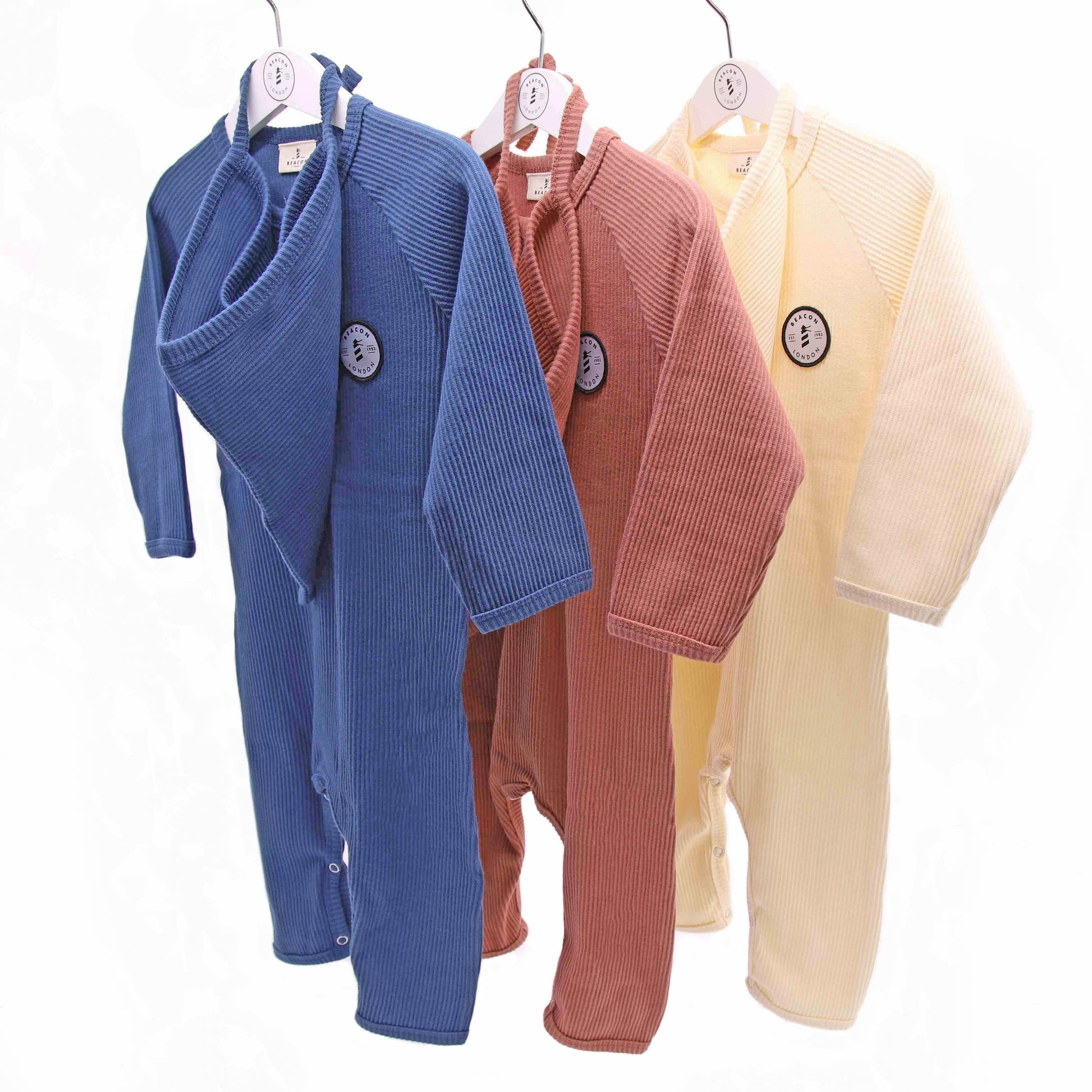 Full Length Romper Suit & Bonnet-Clothing-Beacon London-3-6 Months-Cream-Beacon London