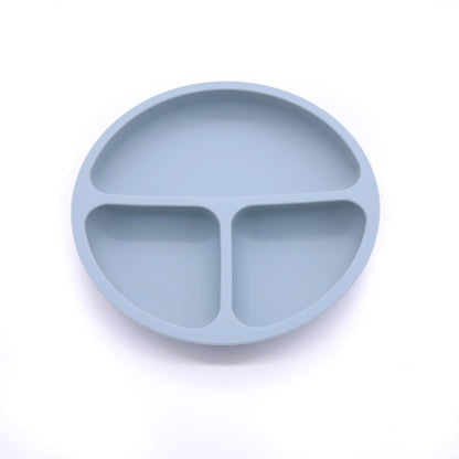 Silicone Plate With Dividers-Dinner Set-Beacon London-Sky Blue-Beacon London